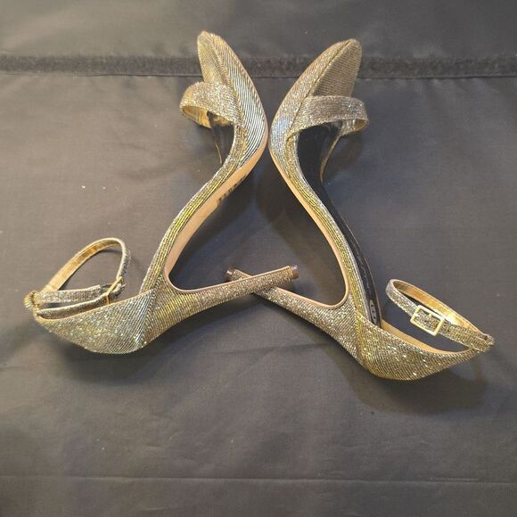 M BY MICHEAL ANTONIO SHIMMER GOLD WOMEN's HIGH HEEL - Picture 11 of 16